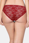 Amante Low Rise Three-Fourth Coverage Bikini Panty - Rumba Red Impatiens Pink — thumbnail 3